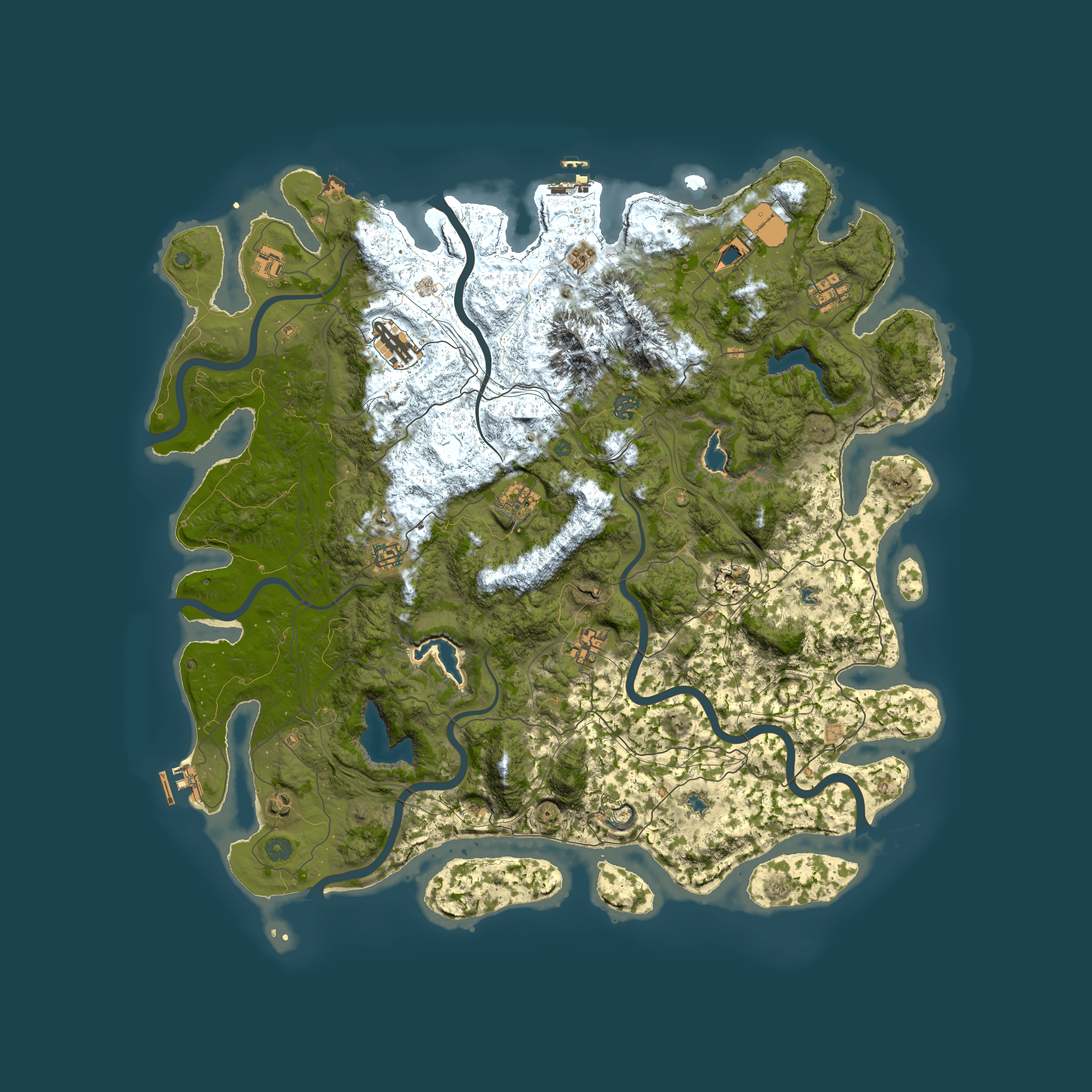 Full top-down render of Rust map seed 1804743931, 5050x5050m