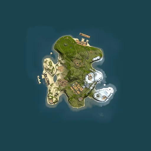 Rust map seed 381624284, 2000x2000m top-down preview