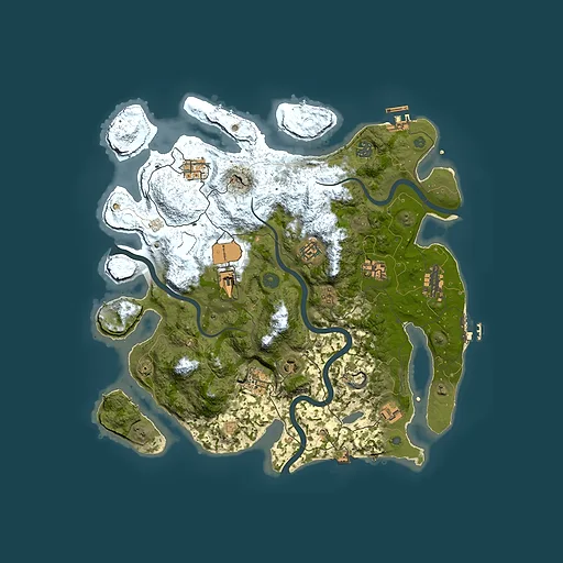 Rust map seed 1800663370, 3900x3900m top-down preview