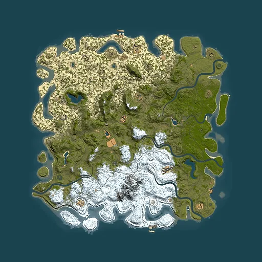 Rust map seed 1097887024, 5800x5800m top-down preview