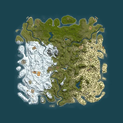 Rust map seed 1636534633, 5800x5800m top-down preview