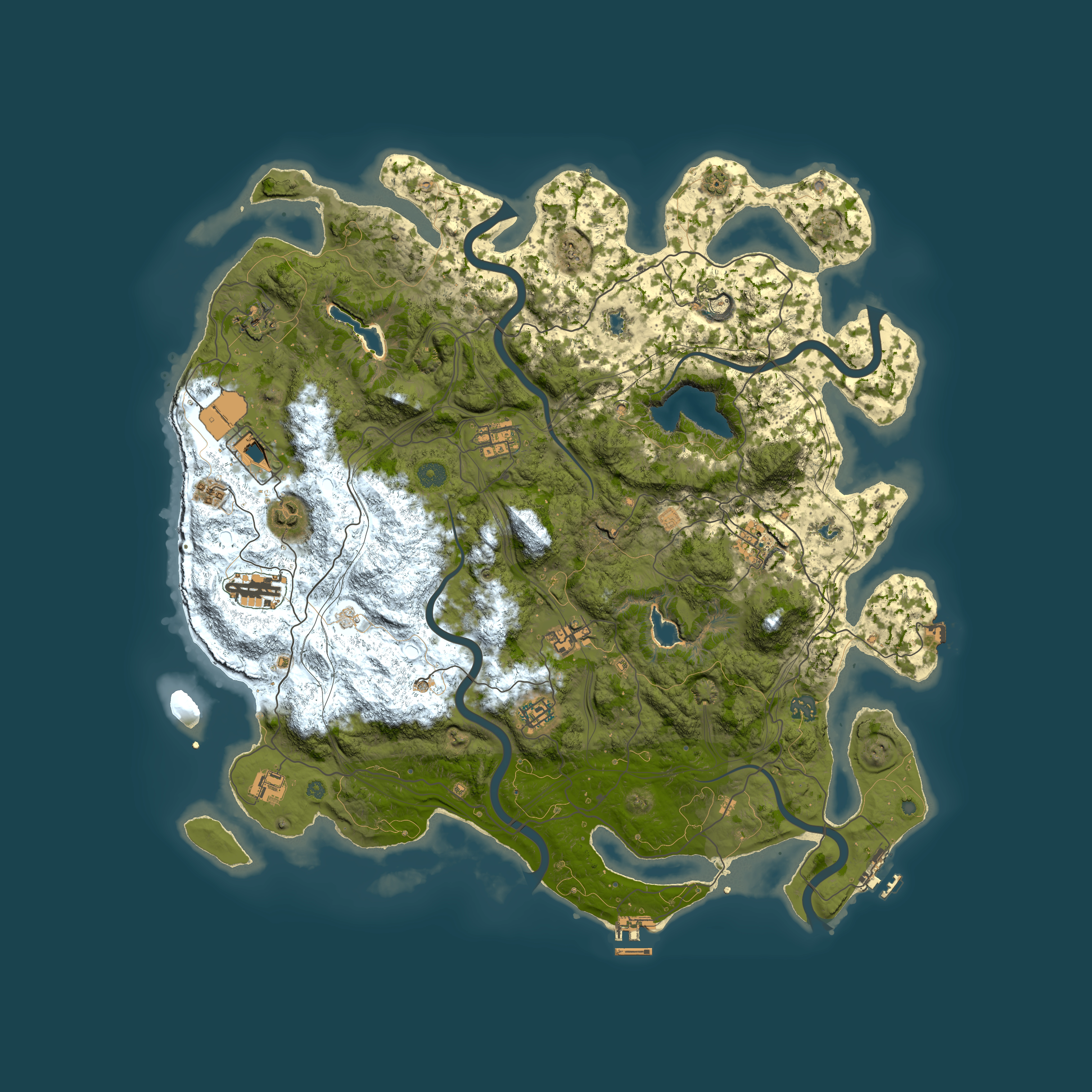 Full top-down render of Rust map seed 958823397, 4700x4700m