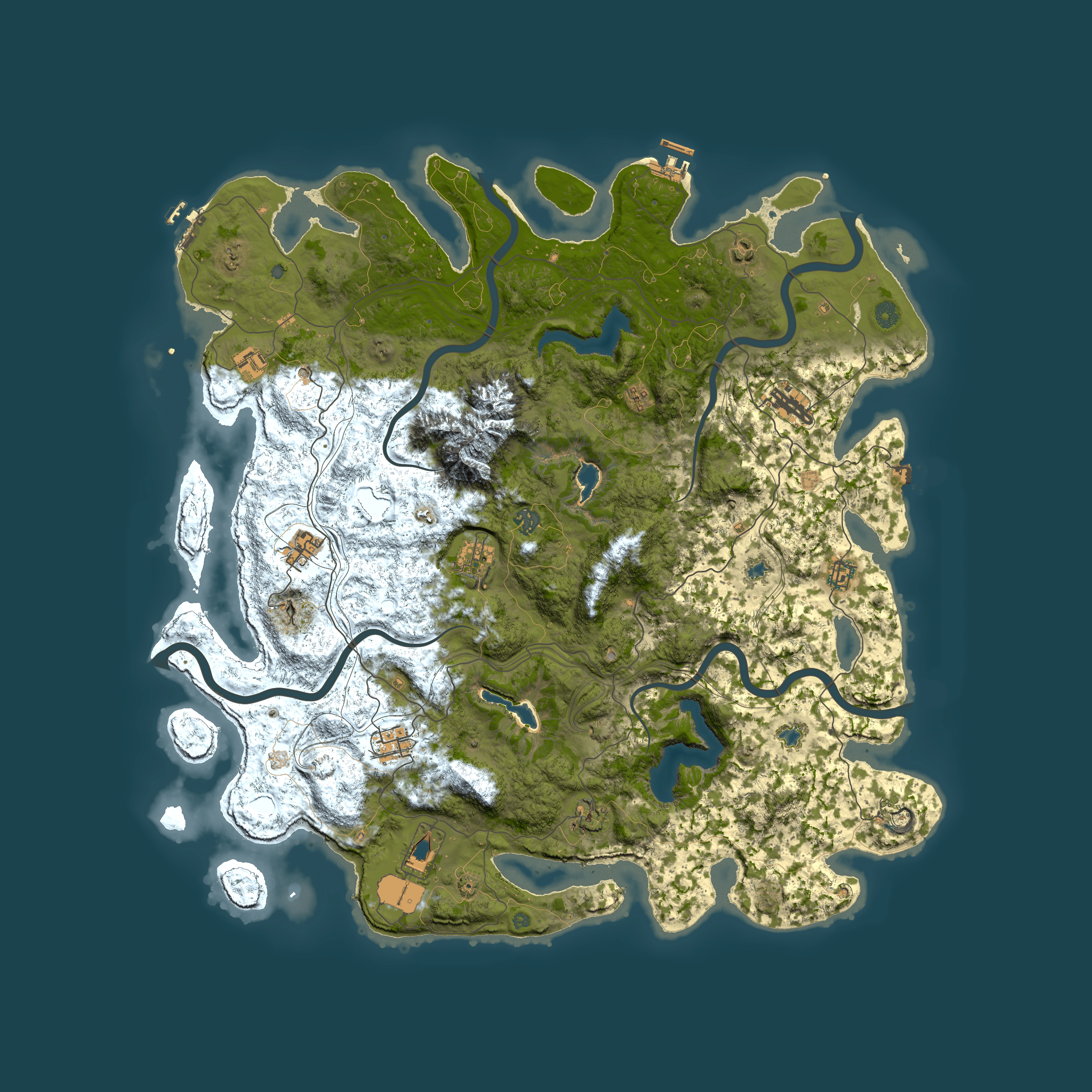 Full top-down render of Rust map seed 1652774305, 5100x5100m