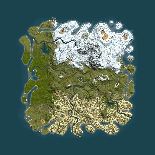 Rust map seed 1508178642, 5550x5550m top-down preview