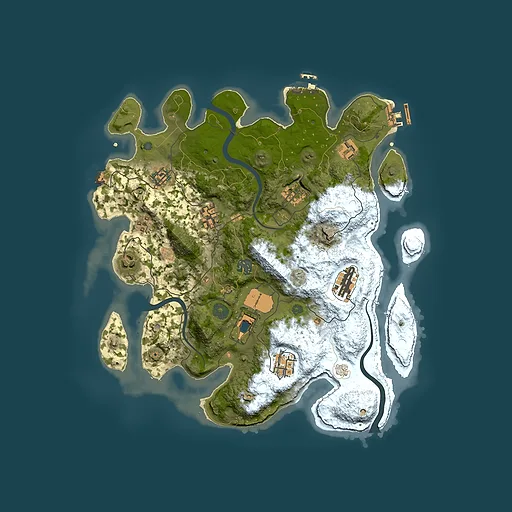 Rust map seed 1646992760, 3700x3700m top-down preview