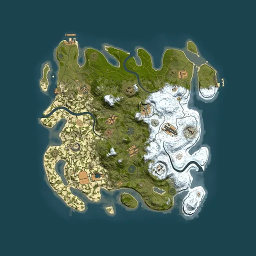 Rust map seed 81825056, 3900x3900m top-down preview