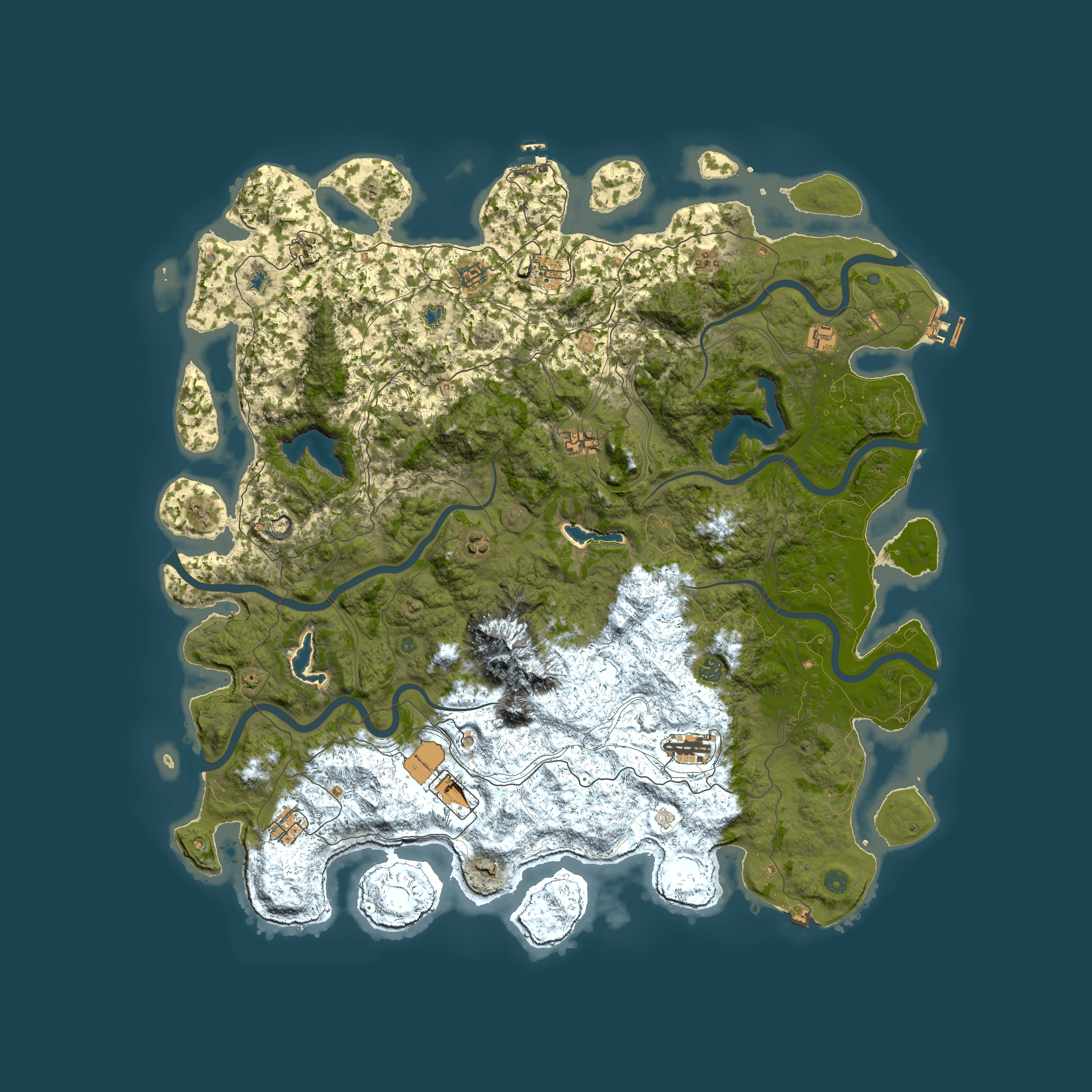 Full top-down render of Rust map seed 940708238, 5550x5550m