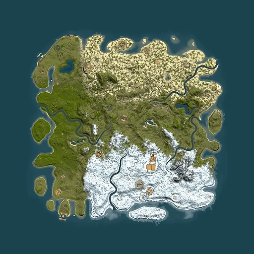 Rust map seed 1889921419, 5900x5900m top-down preview