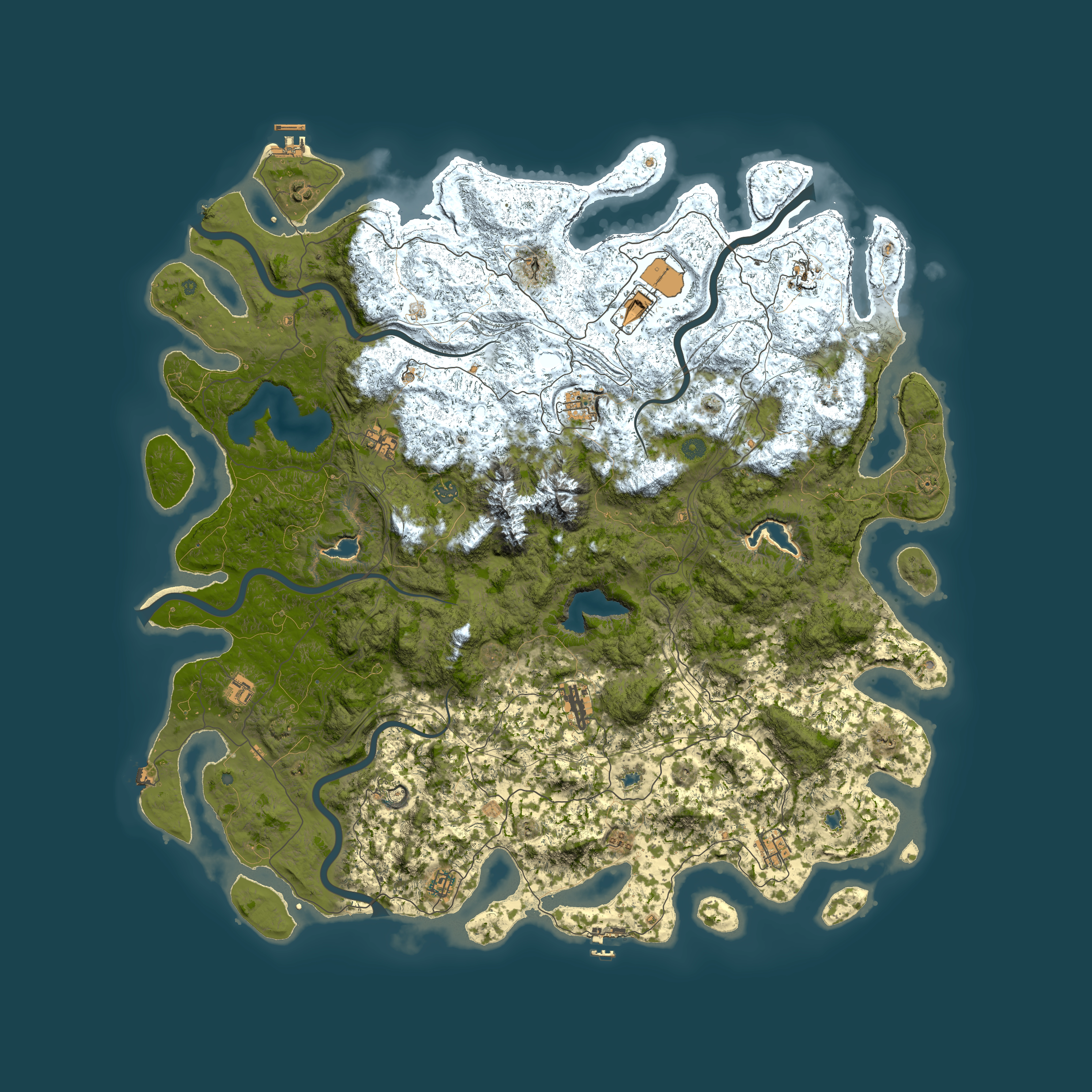 Full top-down render of Rust map seed 2097756892, 5750x5750m