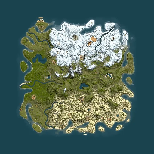 Rust map seed 2097756892, 5750x5750m top-down preview