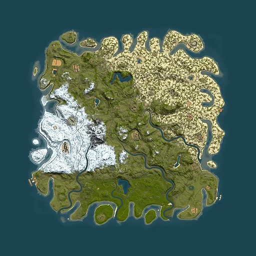 Rust map seed 299886806, 5900x5900m top-down preview