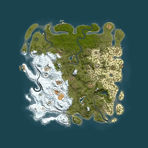 Rust map seed 1327175849, 4800x4800m top-down preview