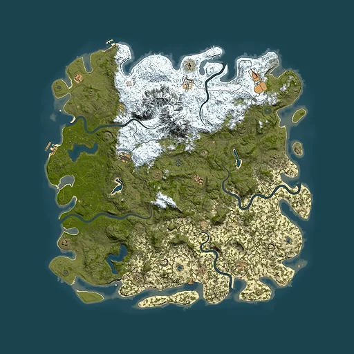 Rust map seed 648752704, 5950x5950m top-down preview