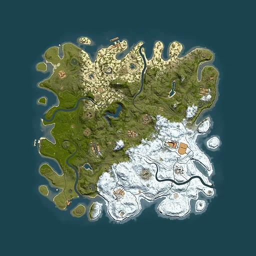 Rust map seed 119946451, 4800x4800m top-down preview