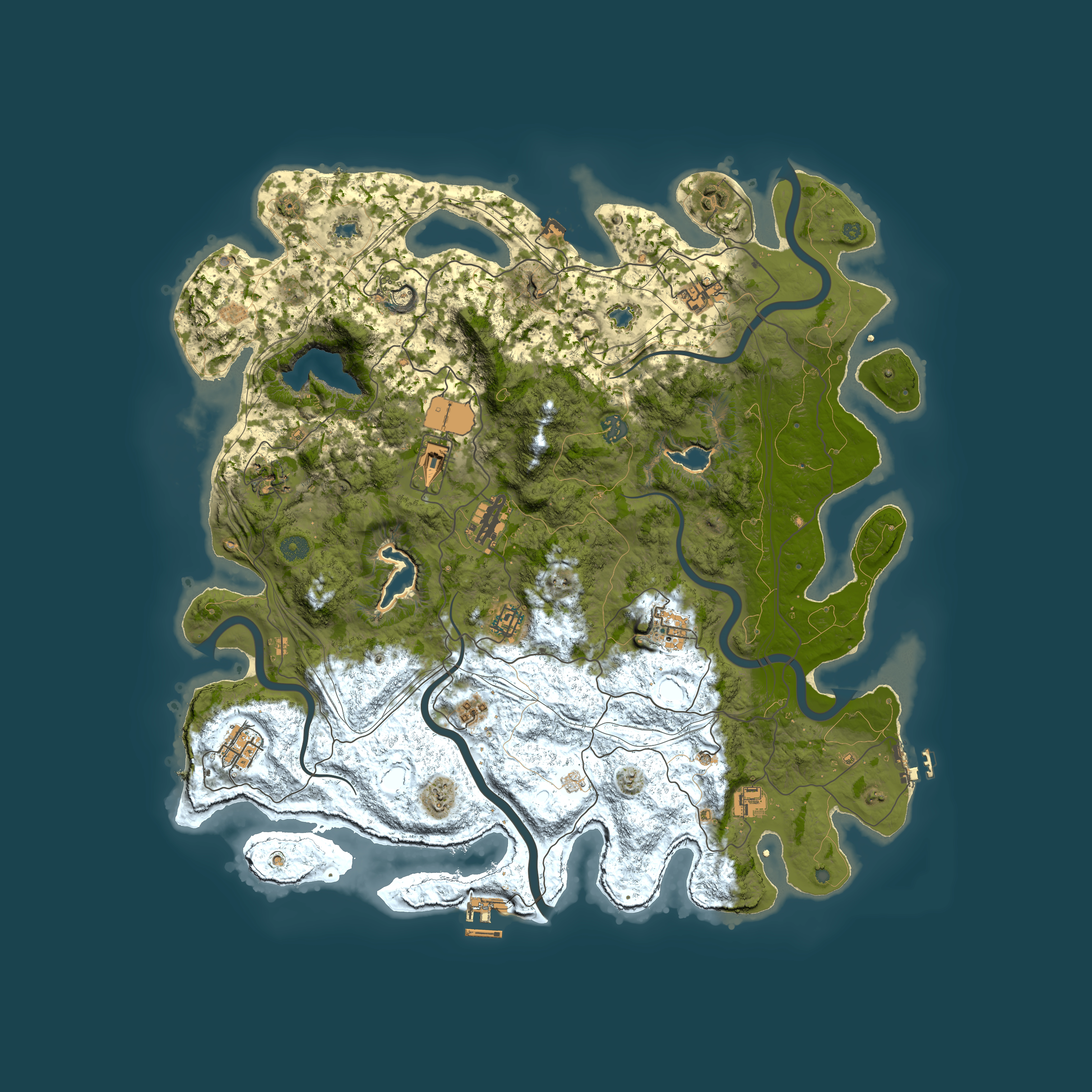 Full top-down render of Rust map seed 1357334404, 4700x4700m
