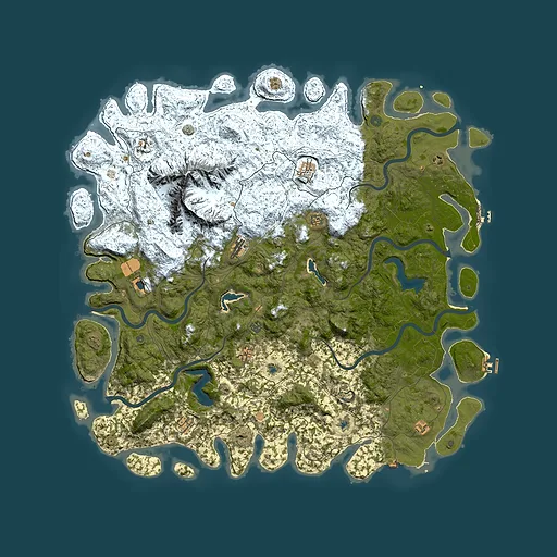 Rust map seed 1781624323, 5950x5950m top-down preview