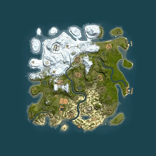 Rust map seed 1171364212, 3800x3800m top-down preview