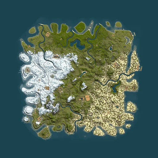 Rust map seed 210872403, 5700x5700m top-down preview