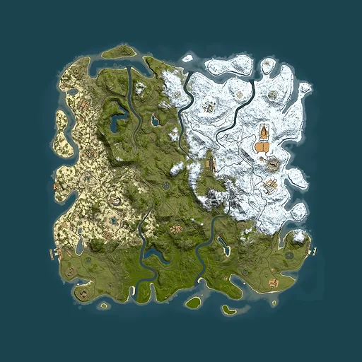 Rust map seed 1672543031, 5400x5400m top-down preview