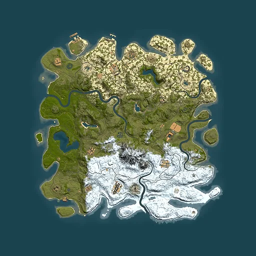 Rust map seed 1989969916, 5050x5050m top-down preview