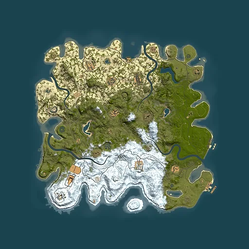 Rust map seed 527178358, 4700x4700m top-down preview