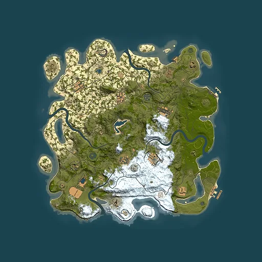 Rust map seed 33086328, 4200x4200m top-down preview