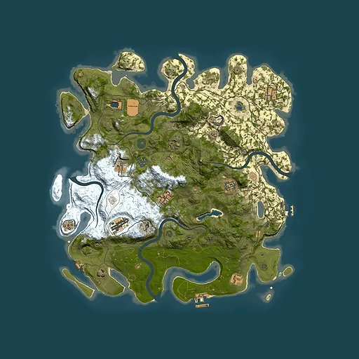 Rust map seed 2120673724, 4250x4250m top-down preview