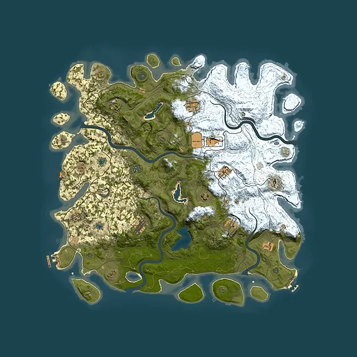 Rust map seed 1174936738, 4800x4800m top-down preview