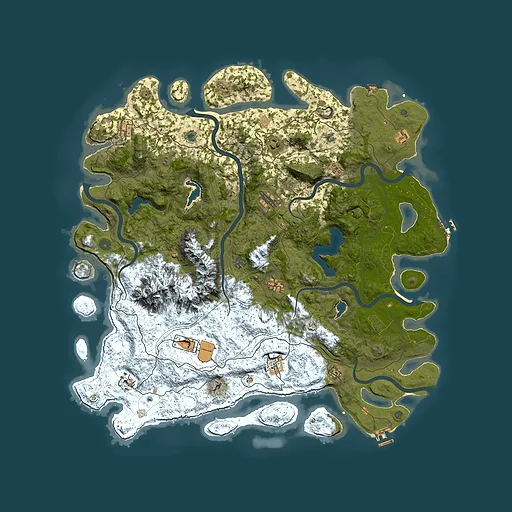 Rust map seed 1275334424, 5300x5300m top-down preview