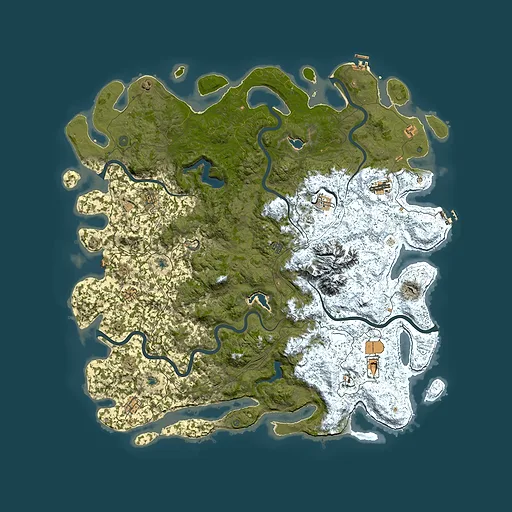 Rust map seed 1986269013, 5900x5900m top-down preview