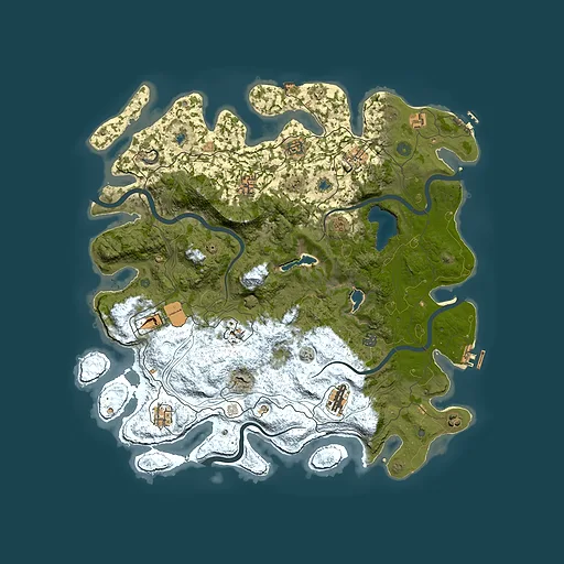 Rust map seed 639994648, 4650x4650m top-down preview