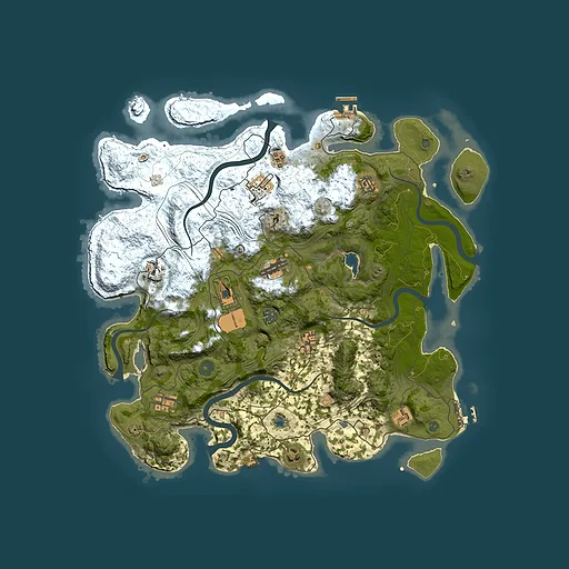 Rust map seed 1739666164, 4250x4250m top-down preview