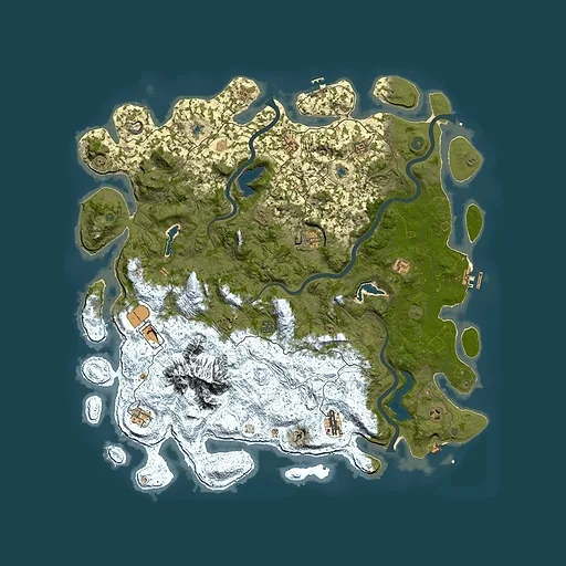 Rust map seed 2056010859, 5350x5350m top-down preview
