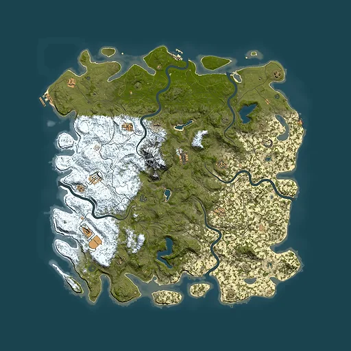 Rust map seed 1679307705, 5650x5650m top-down preview