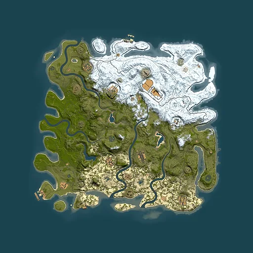 Rust map seed 282909556, 4800x4800m top-down preview