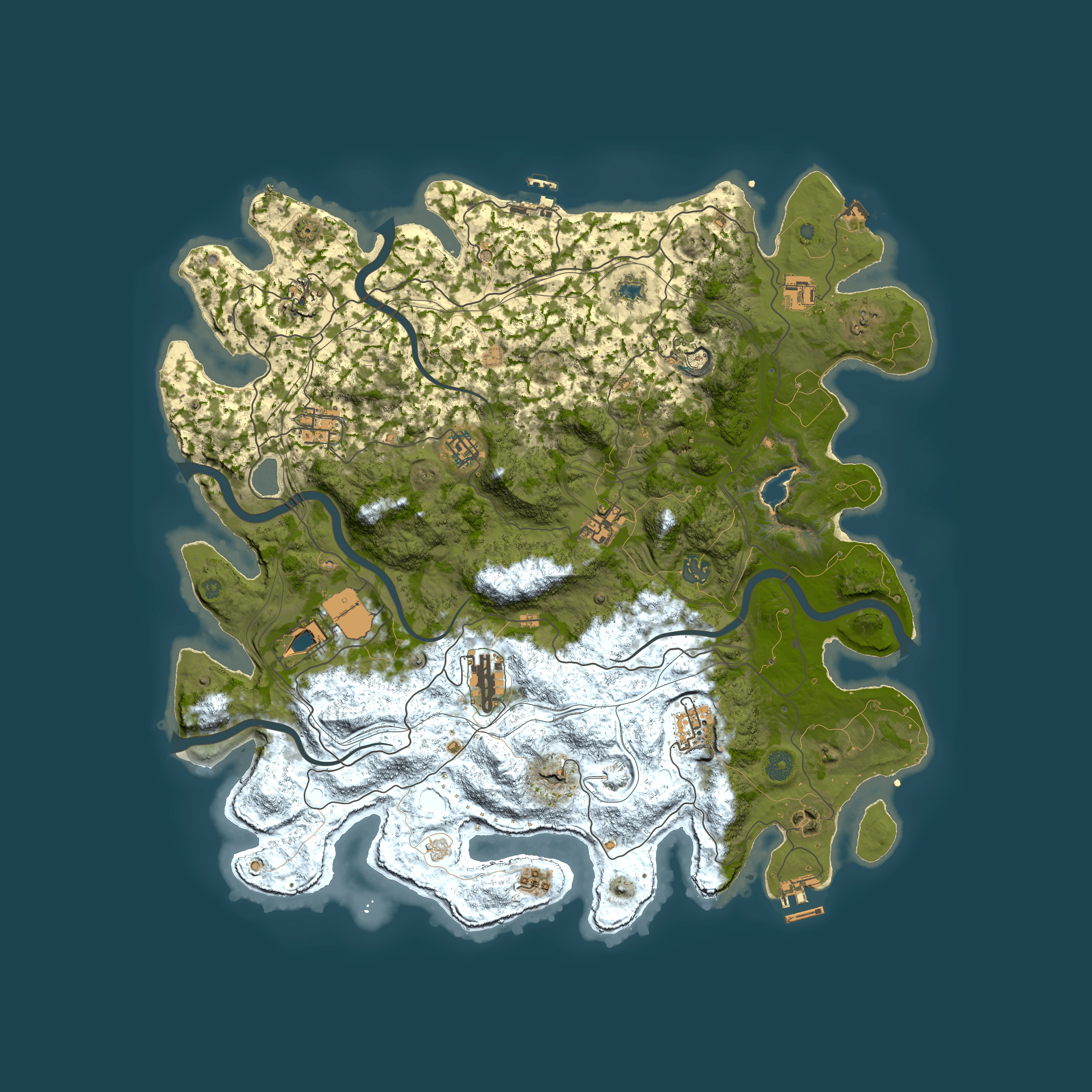 Full top-down render of Rust map seed 795516870, 4400x4400m