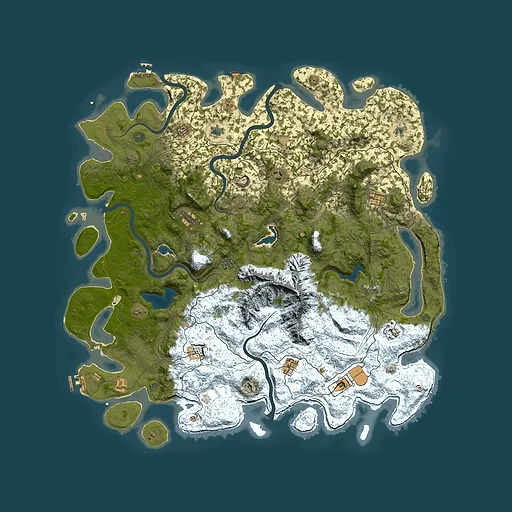Rust map seed 1660474049, 5500x5500m top-down preview