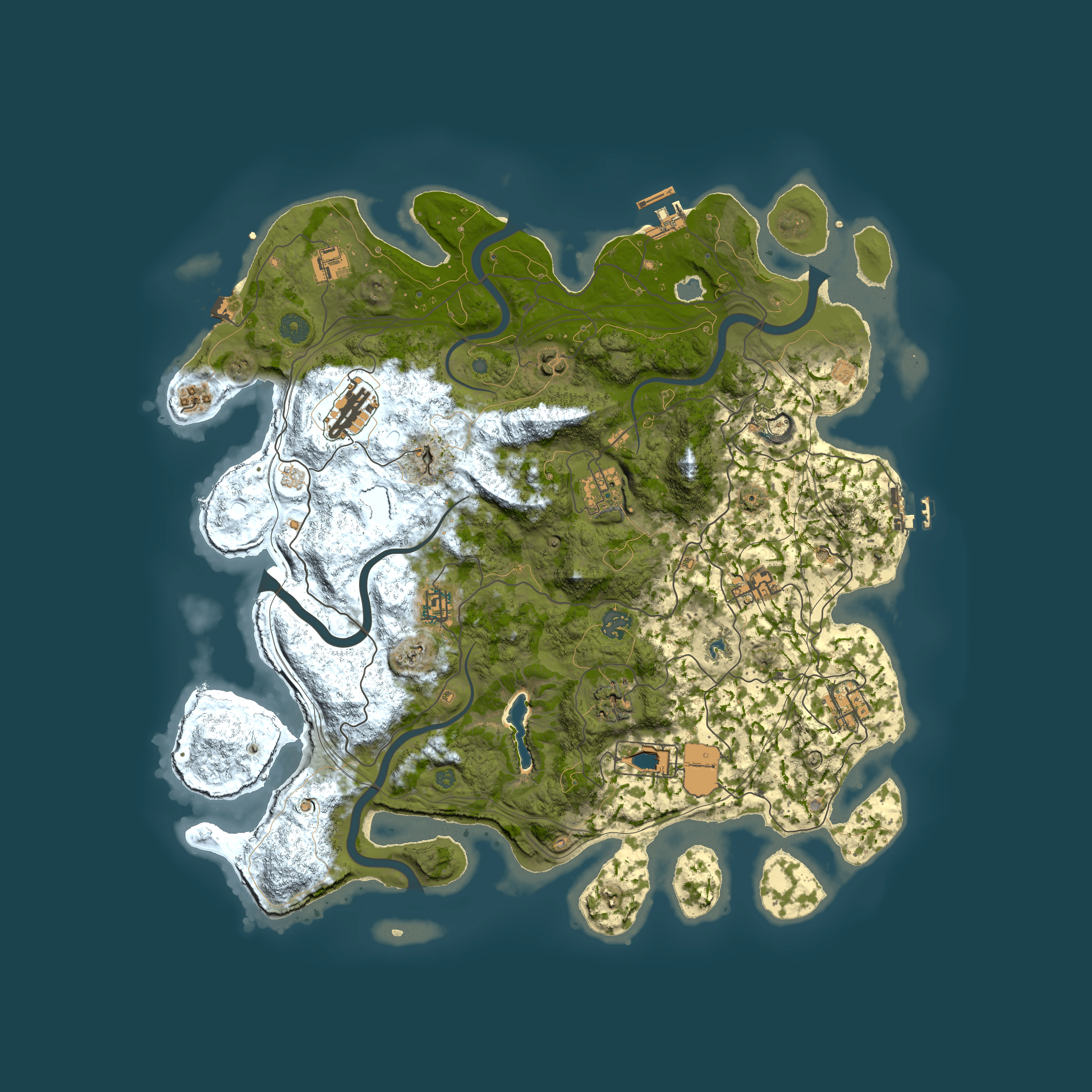 Full top-down render of Rust map seed 1214271980, 4350x4350m