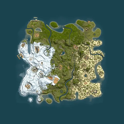 Rust map seed 1112238441, 4200x4200m top-down preview