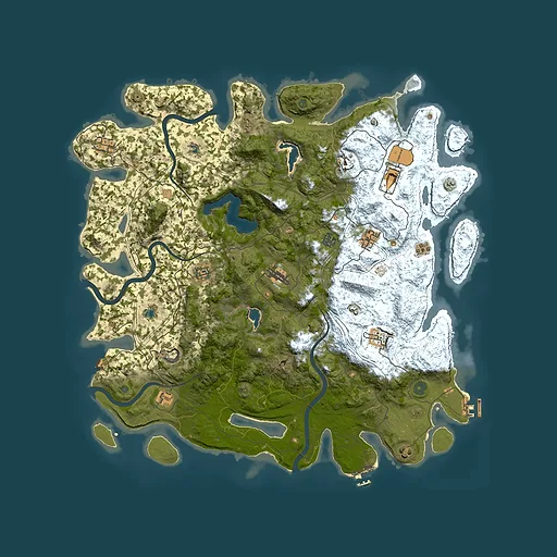 Rust map seed 1417571772, 4900x4900m top-down preview