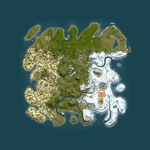 Rust map seed 521901985, 4050x4050m top-down preview