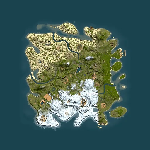 Rust map seed 1680293491, 4000x4000m top-down preview