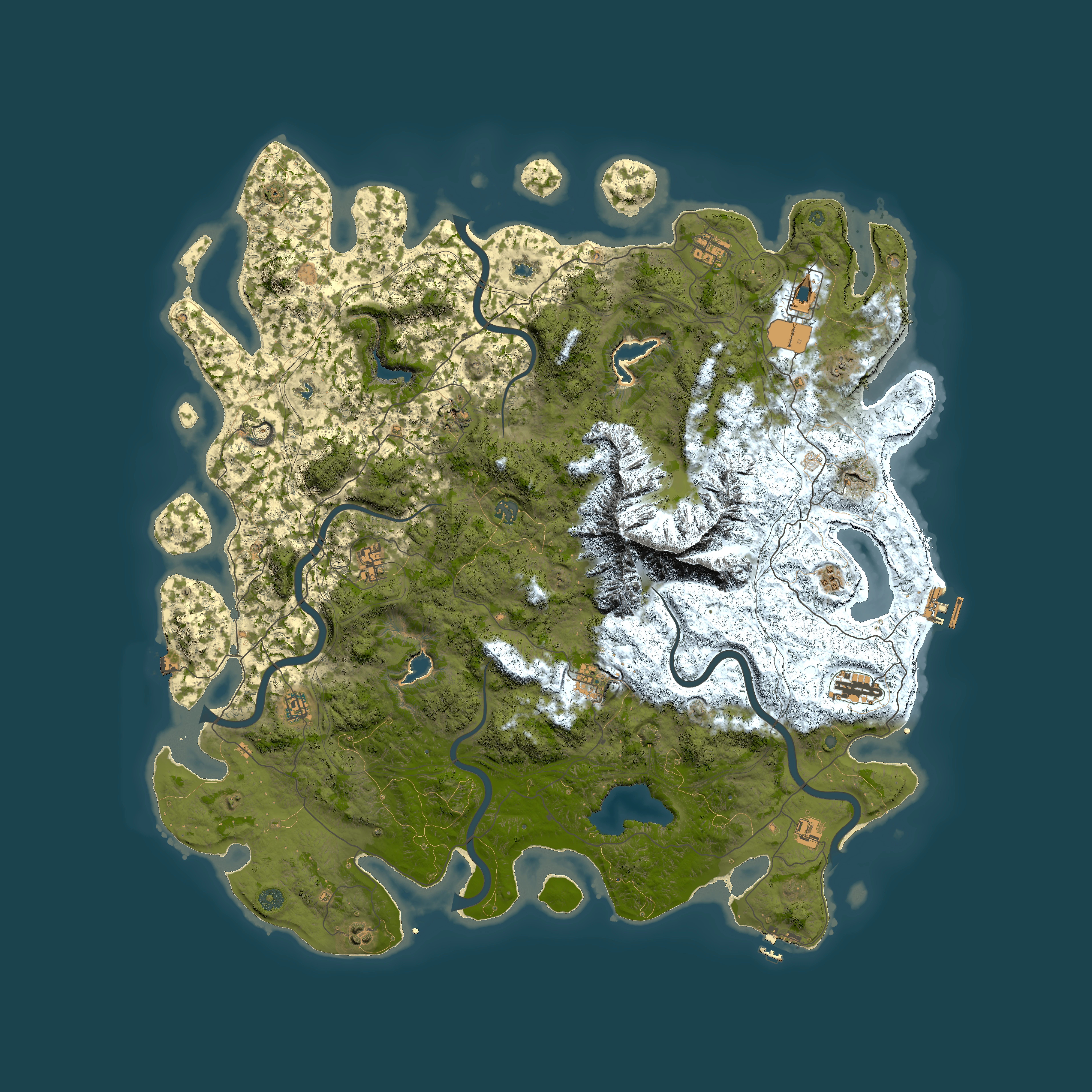 Full top-down render of Rust map seed 663939043, 5500x5500m