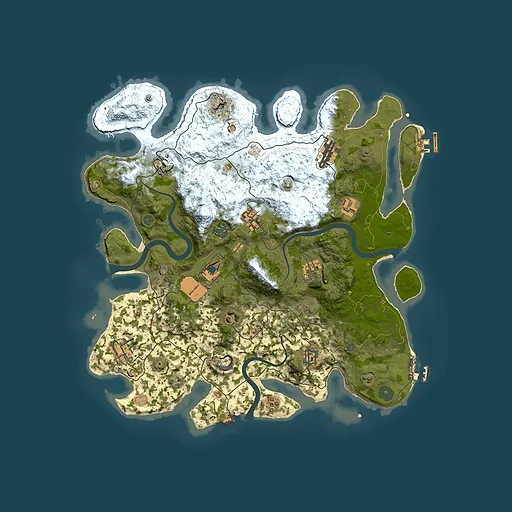 Rust map seed 797225752, 3950x3950m top-down preview