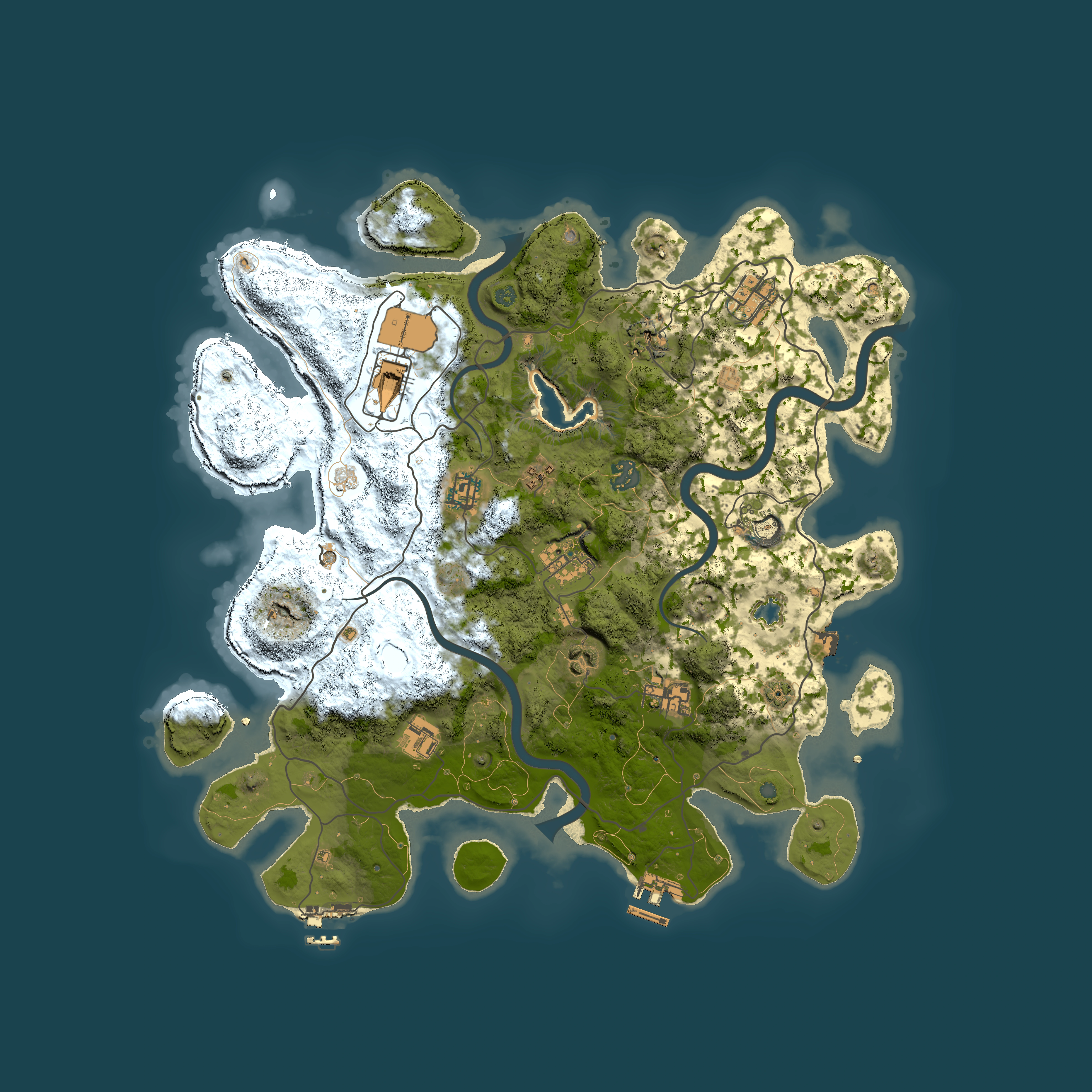 Full top-down render of Rust map seed 1781712035, 4000x4000m