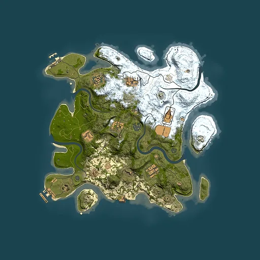 Rust map seed 1559713934, 3500x3500m top-down preview