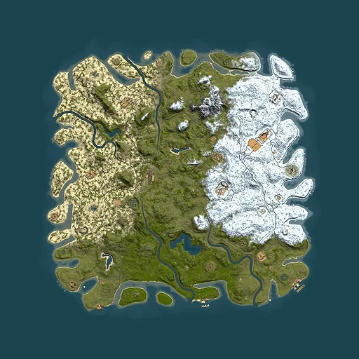 Rust map seed 1071735364, 5950x5950m top-down preview