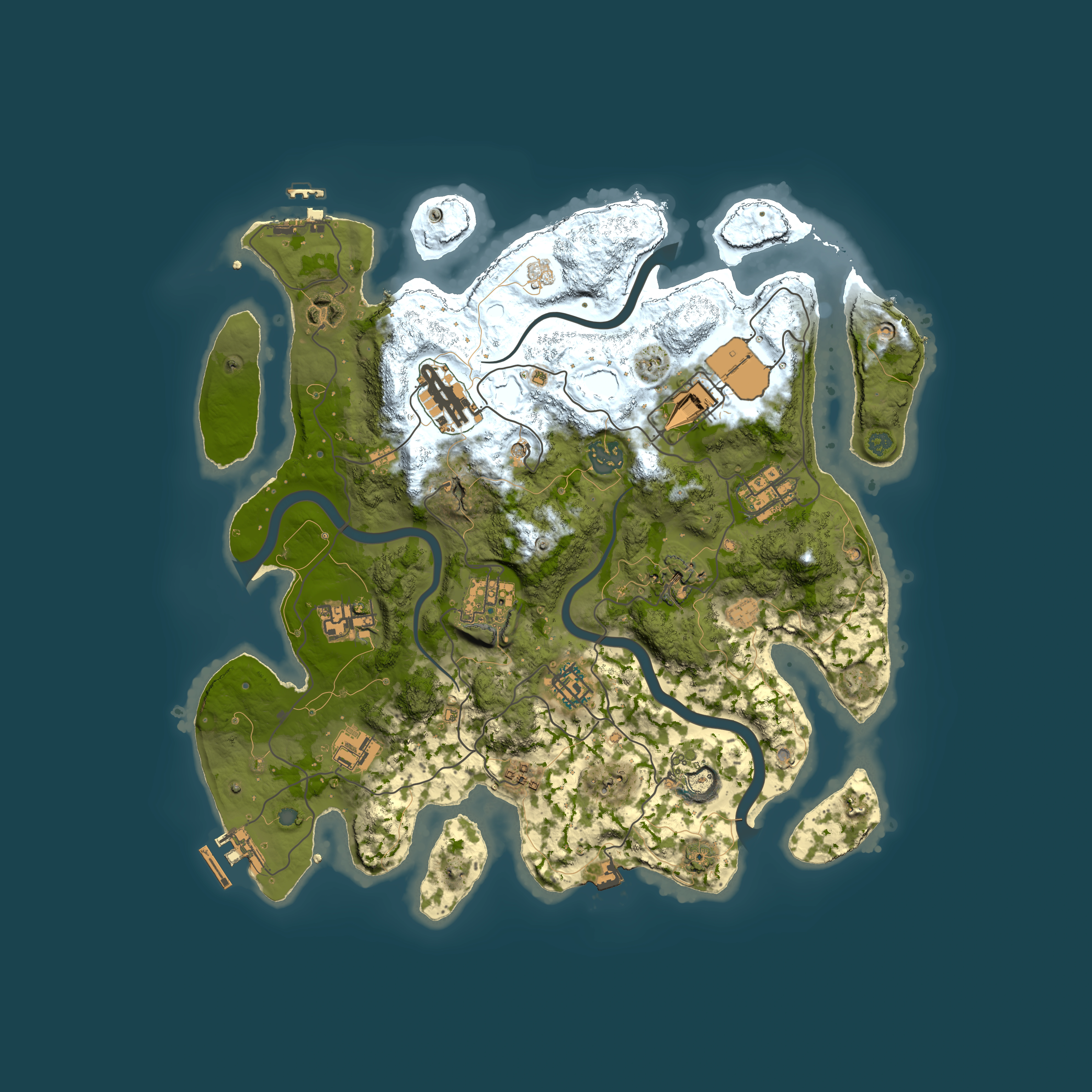 Full top-down render of Rust map seed 475223744, 3550x3550m