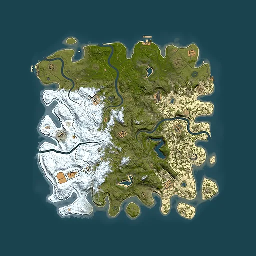 Rust map seed 1905144905, 4750x4750m top-down preview
