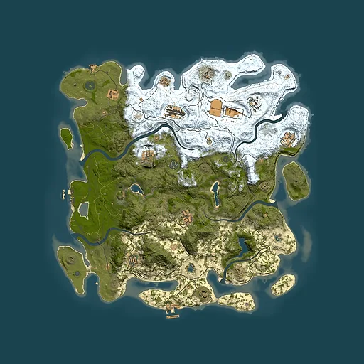 Rust map seed 1017299310, 4500x4500m top-down preview